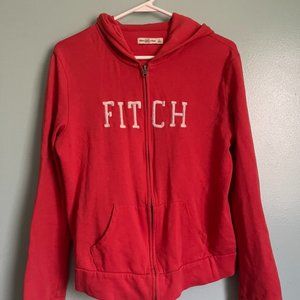 Fitch Salmon Sweater Zip-Up Jacket